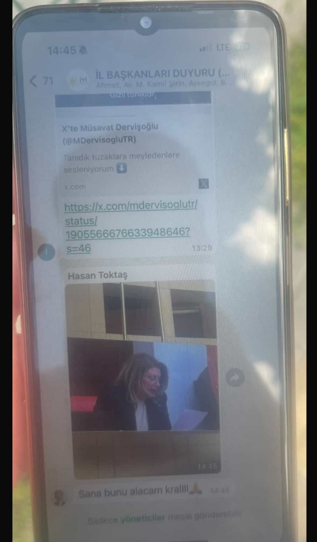 İYİ Parti'nin WhatsApp grubunda CHP'li kadın vekil üzerinden iğrenç muhabbet