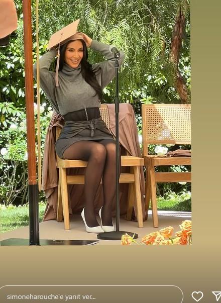 Mezuniyet kepini taktı, gözünü baroya dikti! Kim Kardashian'dan sürpriz hamle