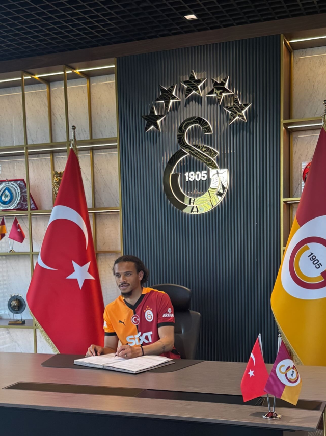 Leroy Sane, Galatasaray ile 3 yıllık sözleşme imzaladı