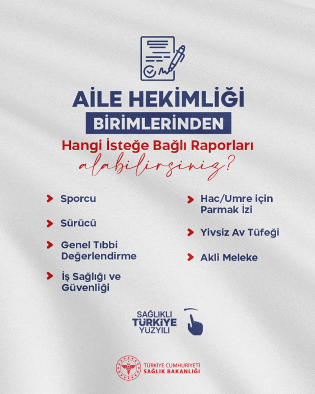 Aile hekimlerinden alınan sağlık raporlarında ödemeler nereden ve nasıl yapılacak?